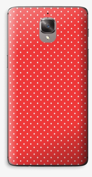 Red And White Dots - Polka Dot