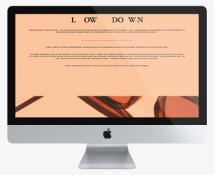 Poster Design For The Joshua Tree Swim Club - Apple Imac 27" (late 2013)