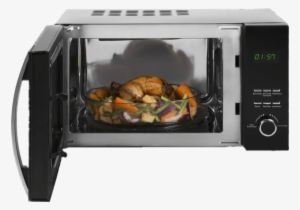 Dish In Combi Grill Png Stickpng - Tower T24015s 800w 20l Digital Microwave Oven Silver