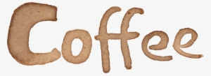 Png File Size - Coffee Text Png