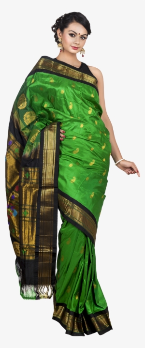 Fashion Png Images - Woman In Saree Png