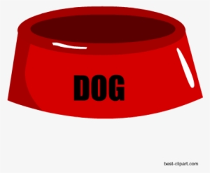 Dog Feeding Bowl Free Clip Art - Clip Art