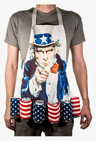 Uncle Sam Beer Belt Apron - Read Me ... Or Else! [book]