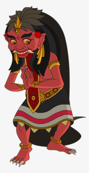 She Is An Evil Witch Who Comes Alive When Provoked - Clip Art