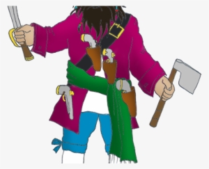 Pirate Clipart Black Beard - Clip Art