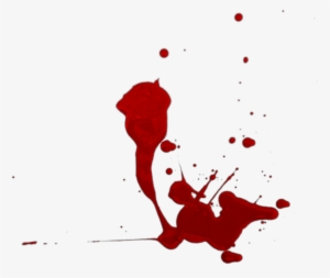 Blood Clipart Blood Splat - Transparent Cartoon Blood Splatter
