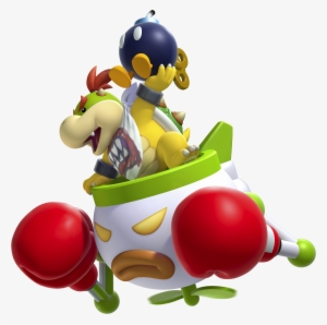 Fireball Clipart Bowser - Koopa Clown Car Bowser Jr