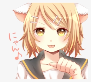 Rin Kagamine Neko Vocaloid Kawaii Anime By Gabiloki-d6k8lwq - Rin Kagamine Neko