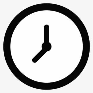 Time Clock Icon Png Image Transparent Library - Circle