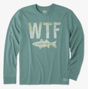 Men's Wtf Long Sleeve Crusher - Long-sleeved T-shirt