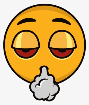 Stoned Emoji - Weed Emoji - 600x600 PNG Download - PNGkit