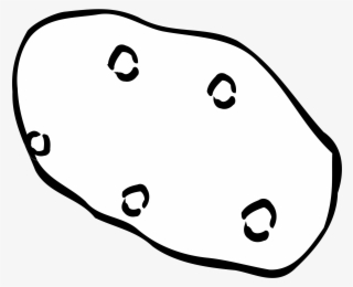 Potato Outline Clip Art At Clker - Outline Of A Potato