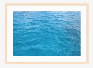 Cerulean Natural Wood Frame