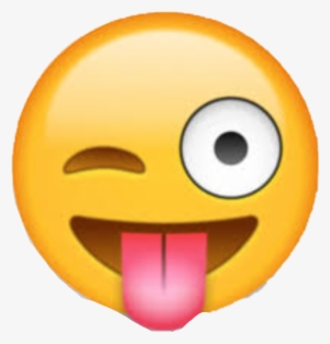 Emoji-wink - Emoji Wink Png - 750x750 PNG Download - PNGkit