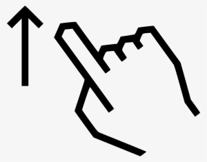 Swipe Up Arrow - Swipe Down Arrow