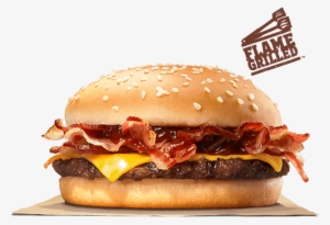 Make Room For Our Bacon Cheeseburger Deluxe, A Signature - Hamburguesa Con Queso Y Tocino