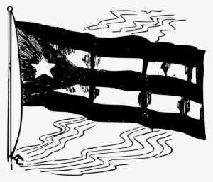 Flag Of Cuba Flag Of Puerto Rico Flag Of The United - Black And White Pr Flag