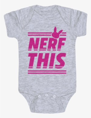 Nerf This Baby Onesy - Daddy Game Onesies