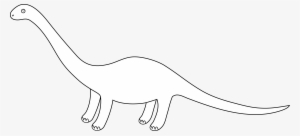 Dinosaurs Clipart Brontosaurus - Dinosaur Clipart Images Black And White