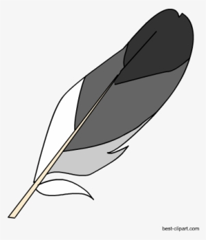 Grey And White Clip Art Image - Umbrella