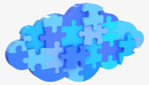 Cloud-puzzle - 3d Rendering