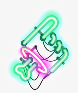 Green Watercolor Hand-painted Lamp Tube Palm Transparent - Christmas Day