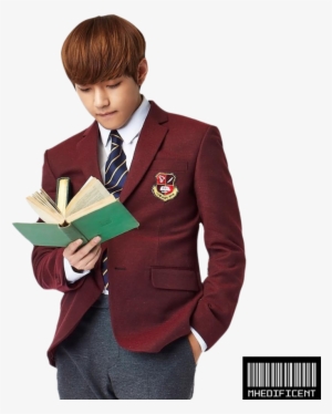 Clipart Freeuse Download Render V Png By Mhedyychan - Kim Taehyung School Uniform