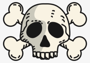 Skull And Crossbones Drawing Human Skull Symbolism - ドクロ イラスト 素材