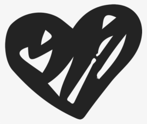 Scribble Heart Clipart - Heart Scribble