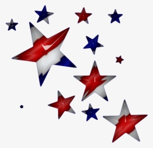 Red White And Blue Star Png Transparent Red White And - Red White And Blue Stars Transparent Background