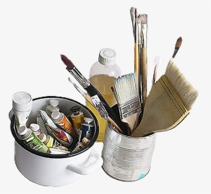 Paint Paintbrush Nichememe Niche Png Freetoedit - Art Supplies