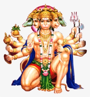 Hanuman Free Png Image - Panchmukhi Hanuman Png