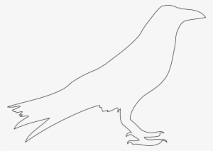 Crow Outline Svg Clip Arts 600 X 427 Px
