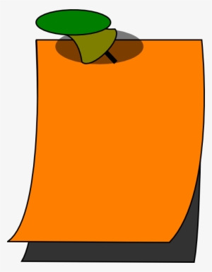 Post-it Clipart Purple - Post It Notes Orange