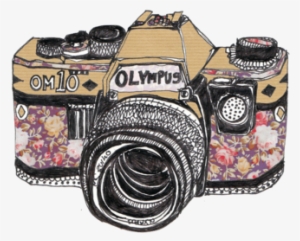 Girly Tumblr Transparents Starbucks Google Search On - Camera Drawing Png