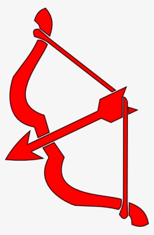 Red N Arrow Clip Art At Clker - Red Bow And Arrow