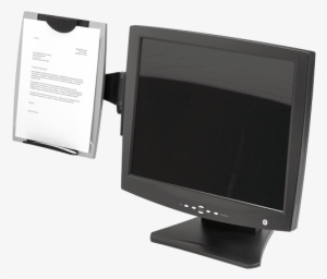 Fellowes® Office Suites™ Monitor Mount Copyholder - Fellowes Office Suite Copyholder Monitor Mount