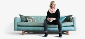 Nicole Joins Us As Our New Senior Marketing Manager - Person Sitting On Couch Png