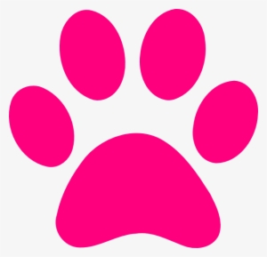 Paw Print Pink Svg Clip Arts 600 X 578 Px