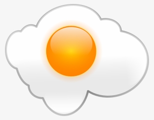 Egg Clipart Sunny Side Up - Sunny Side Up Egg Transparent