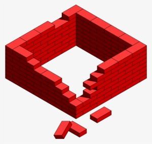 This Free Icons Png Design Of Brick Frame Damaged