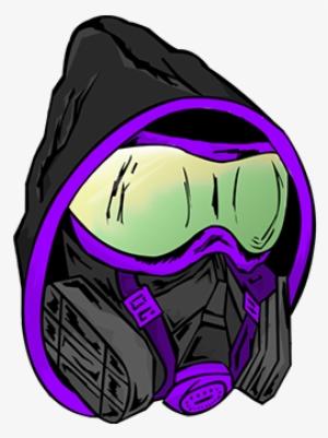 Skull With Gas Mask Png