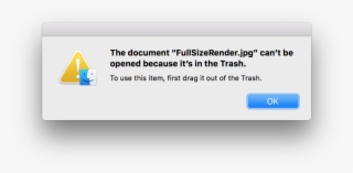 Macosxappdamaged - Do You Want To Delete This Files