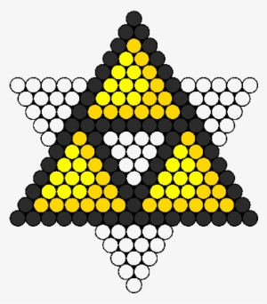 Triforce Of Courage Perler Perler Bead Pattern / Bead - Perler Beads Dallas Cowboys