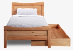 Kent King Single Bed Png - Single Bed Front View Png