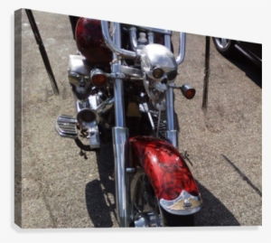 Skull Bike Canvas Print - Printing