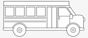 Drawn Bus Small - Schoolbus Clip Art Black And White Small