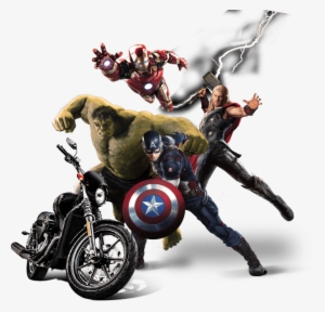 Enter The Marvel's Avengers - Harley Davidson Street 750 Avengers