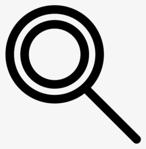 Magnifying Glass Search Button Vector - Magnifying Glass Icon White