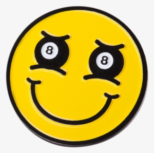 '8-ball Smiley' Lapel - Lapel Pin